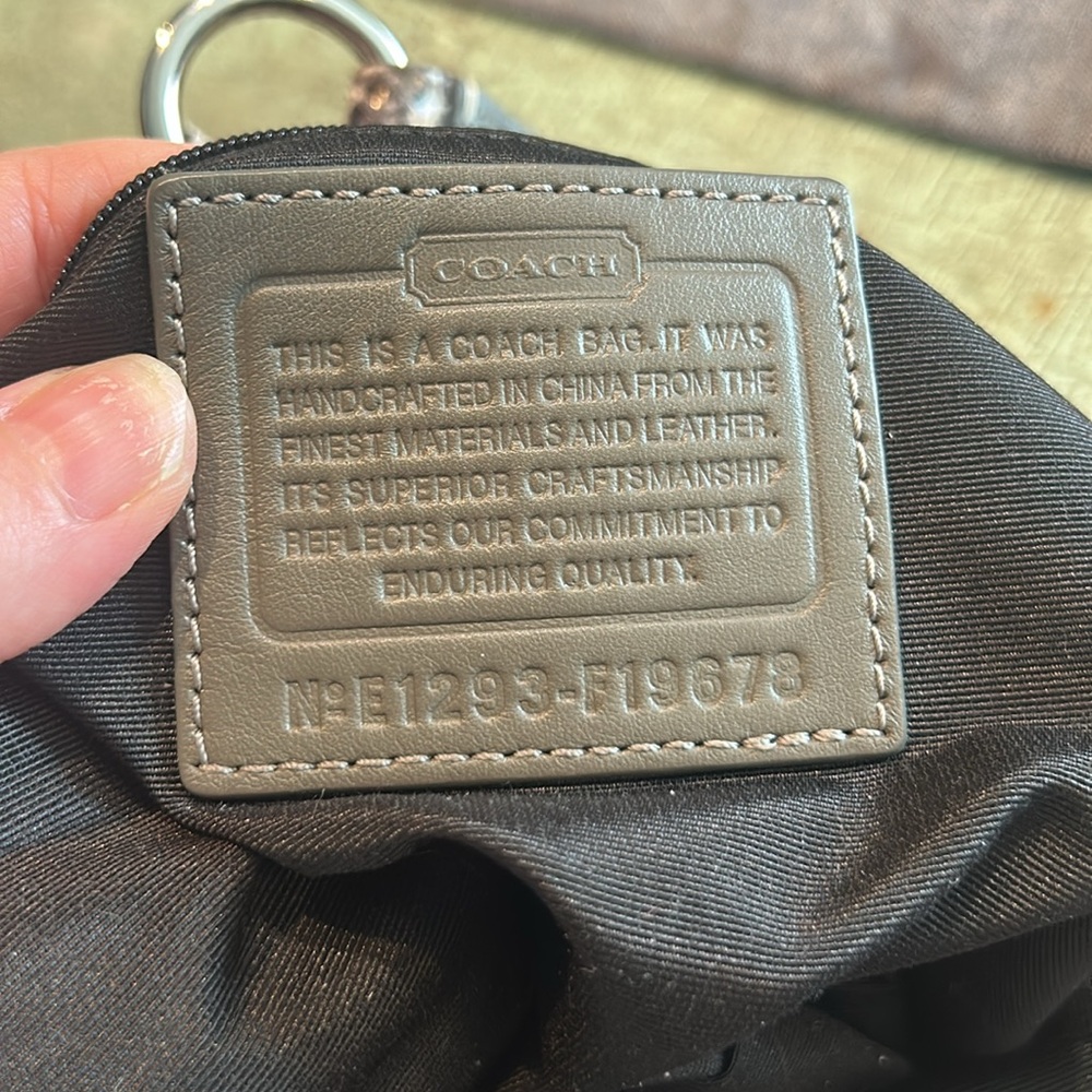 Coach Python Embossed Leather Shoulder Bag Style … - image 8